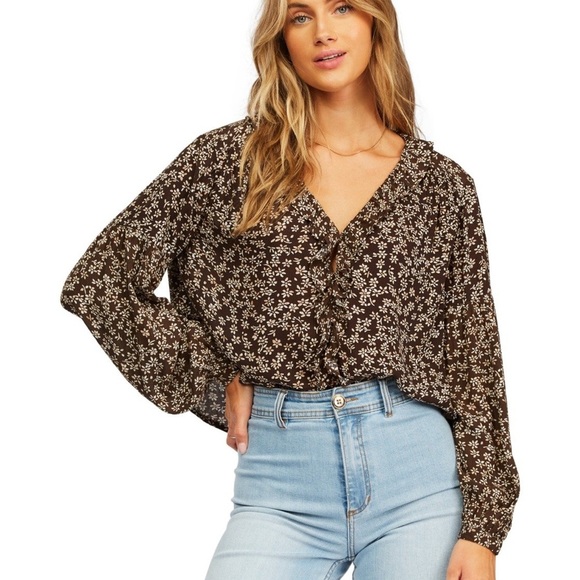 Billabong Tops - Billabong “Meant to be Blouse”